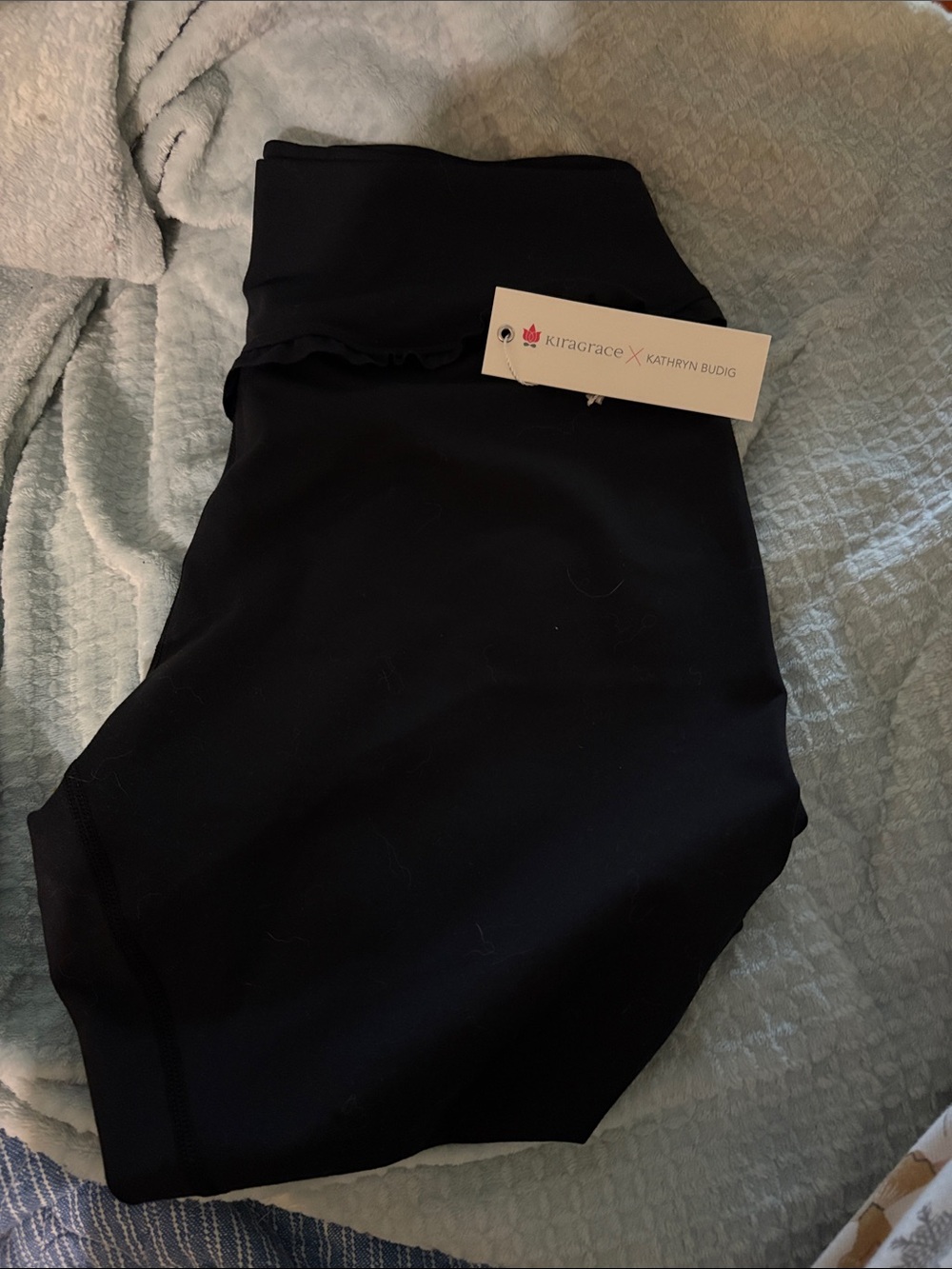 Kiragrace / Kathryn Budig Black Stretch Yoga Leggings